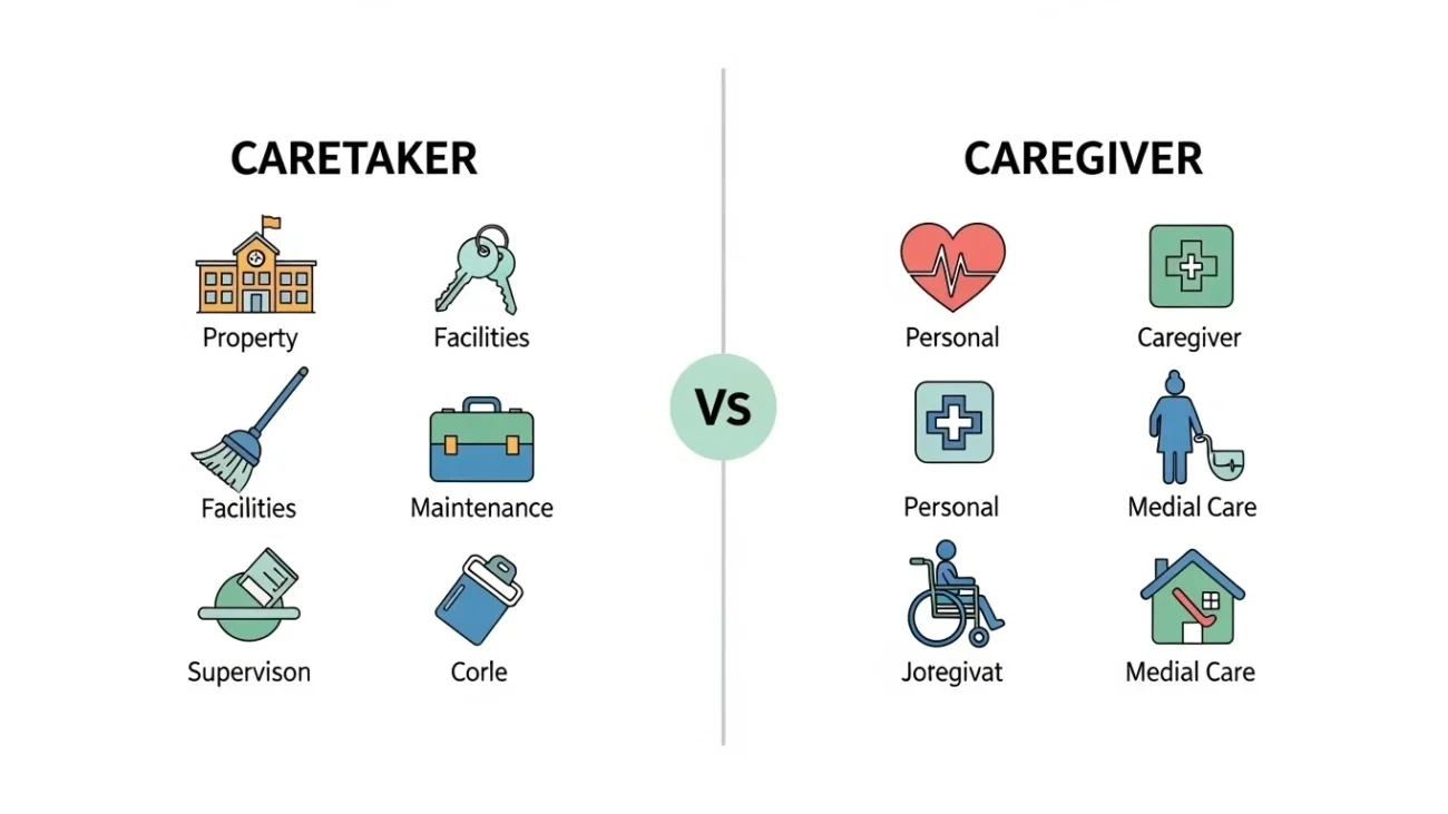 caretaker or caregiver