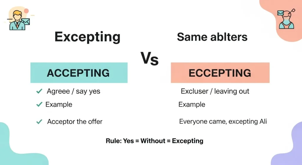 Excepting or Accepting : Quick Answer