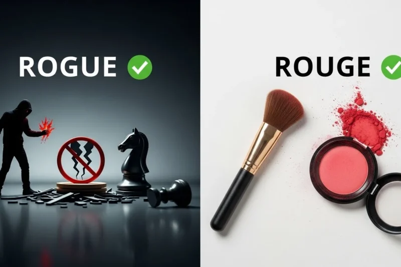 Confused Between Rogue and Rouge? Here’s the Clear Answer