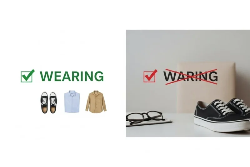 Wearing or Waring:Meaning, Difference and Which One Is Correct?