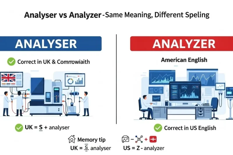 Analyser or Analyzer : Which Spelling Is Correct?