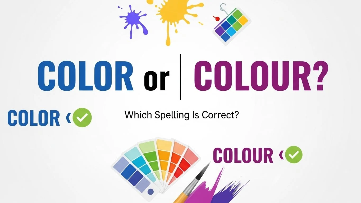 Colour Difference Example Color or Colour : Difference and When Should You Use It?