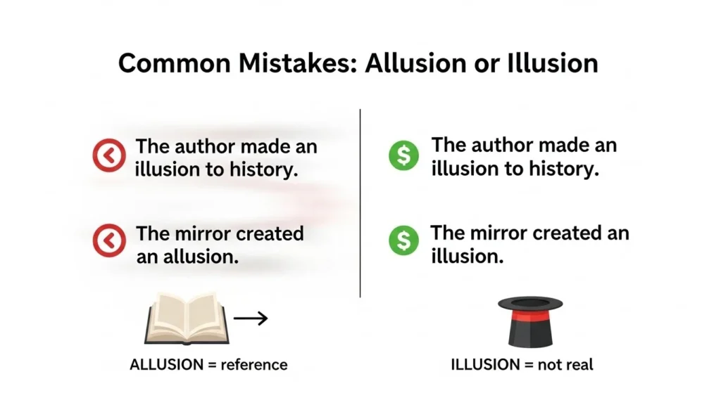 Common Mistakes with Allusion or Illusion