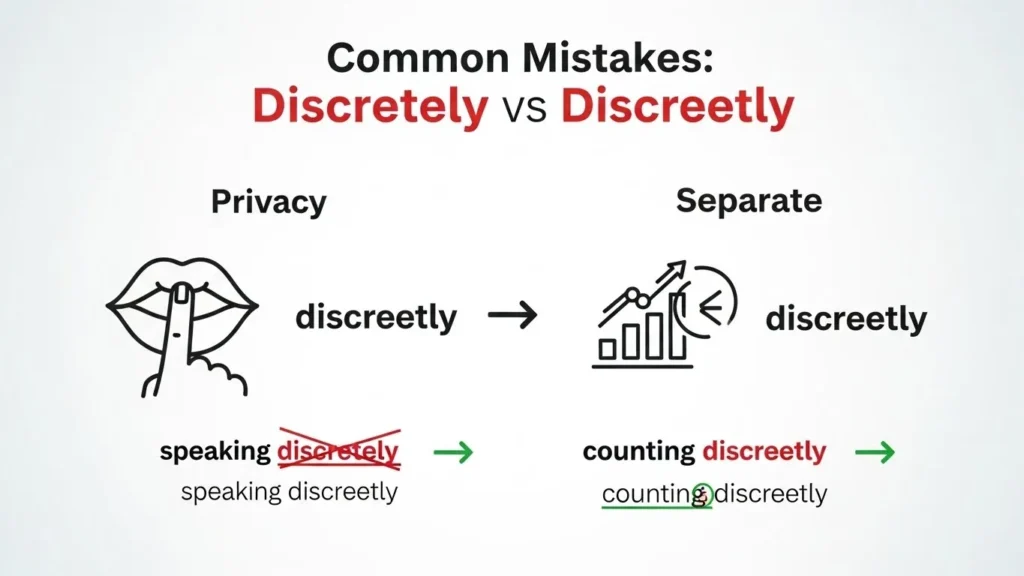 Common Mistakes with Discretely or Discreetly