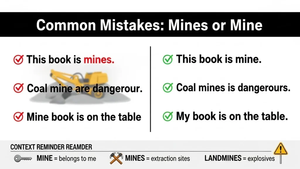 Common Mistakes with Mines or Mine