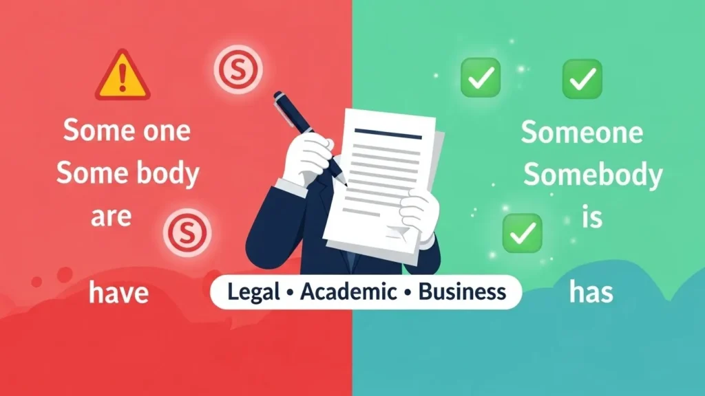 Common Mistakes with Somebody or Someone
