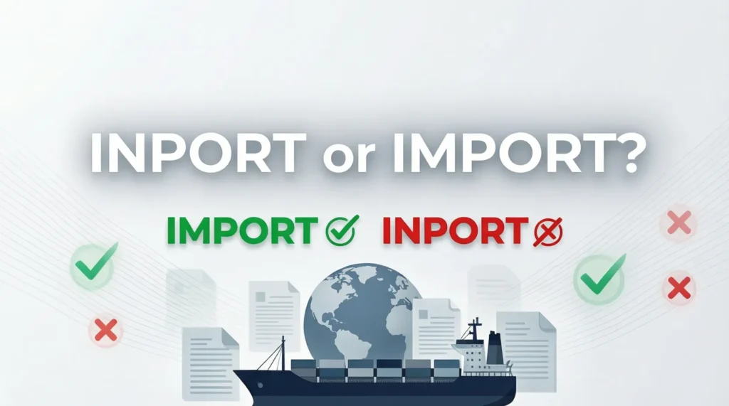 Inport or Import  : Quick Answer