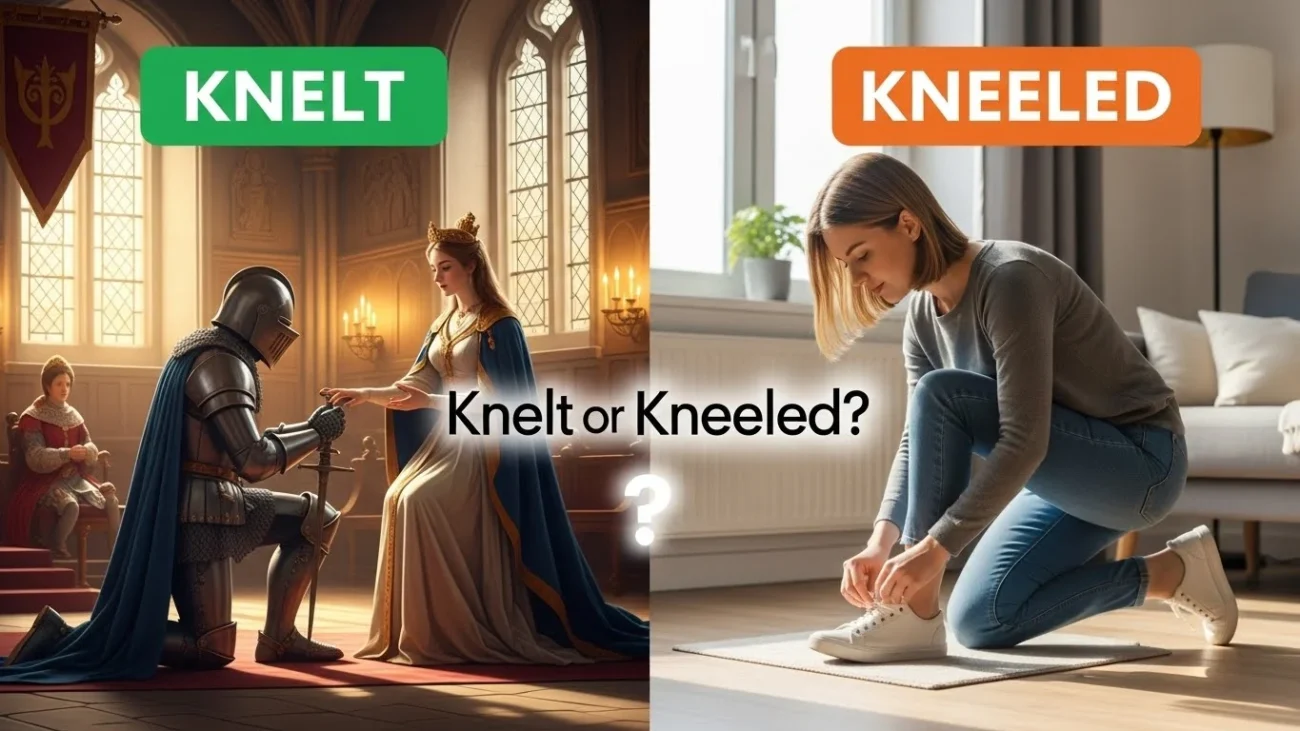 knelt or kneeled