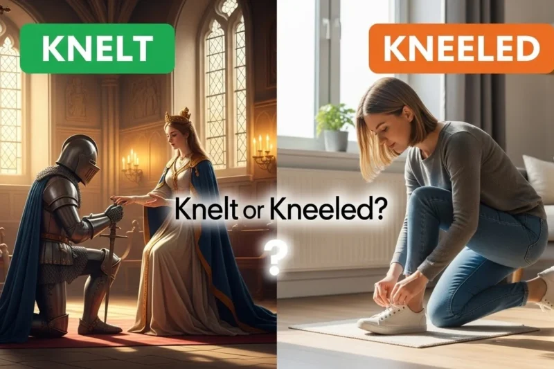 Knelt vs Kneeled: Common Mistakes and Correct Usage