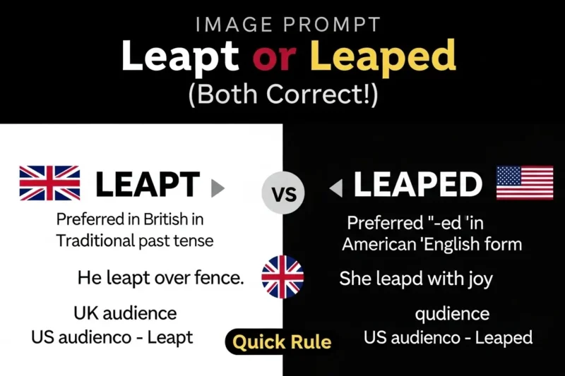 Leapt or Leaped: Which One Is Correct in 2026
