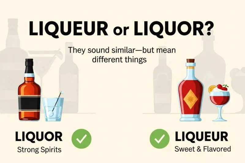 Liqueur or Liquor  : Which One Is Correct and Why?