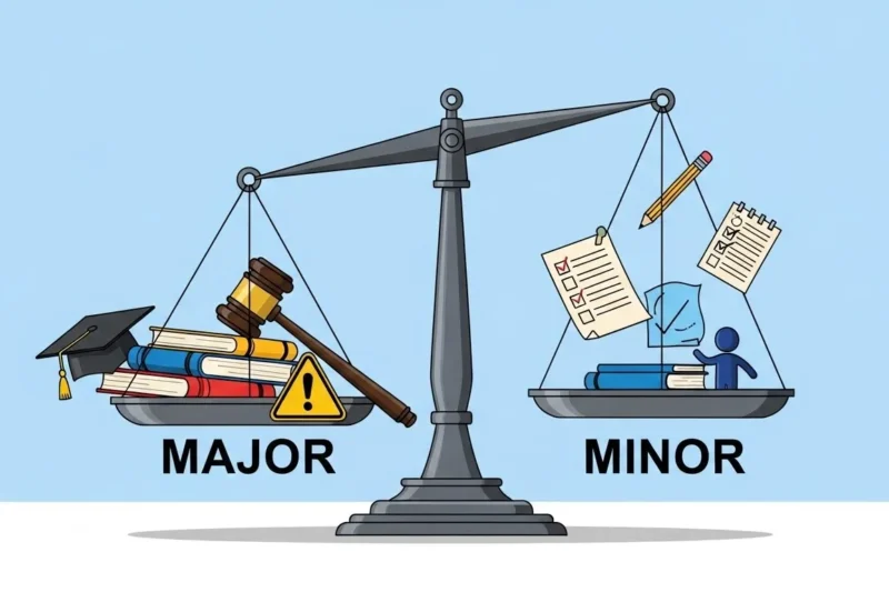 Major or Minor:  Difference and Which One Should You Use?
