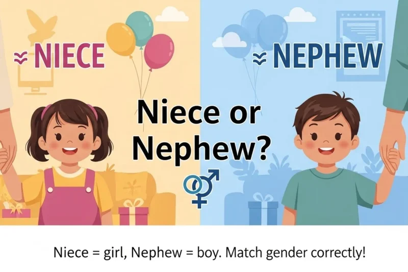 Niece vs Nephew: Easy Guide to Remember the Difference