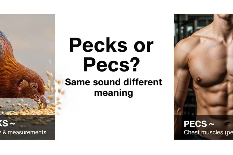 Pecks or Pecs :Difference and Which One Should You Use?