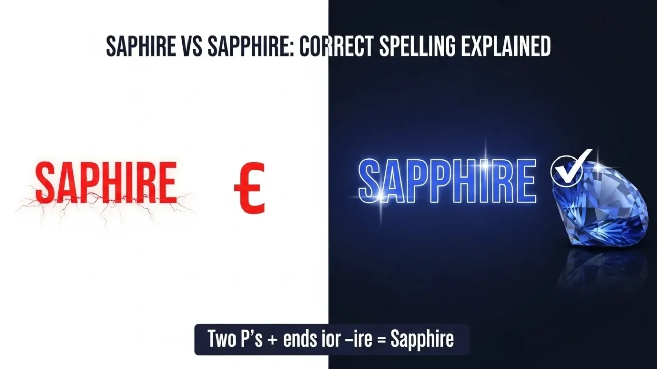 saphire or sapphire