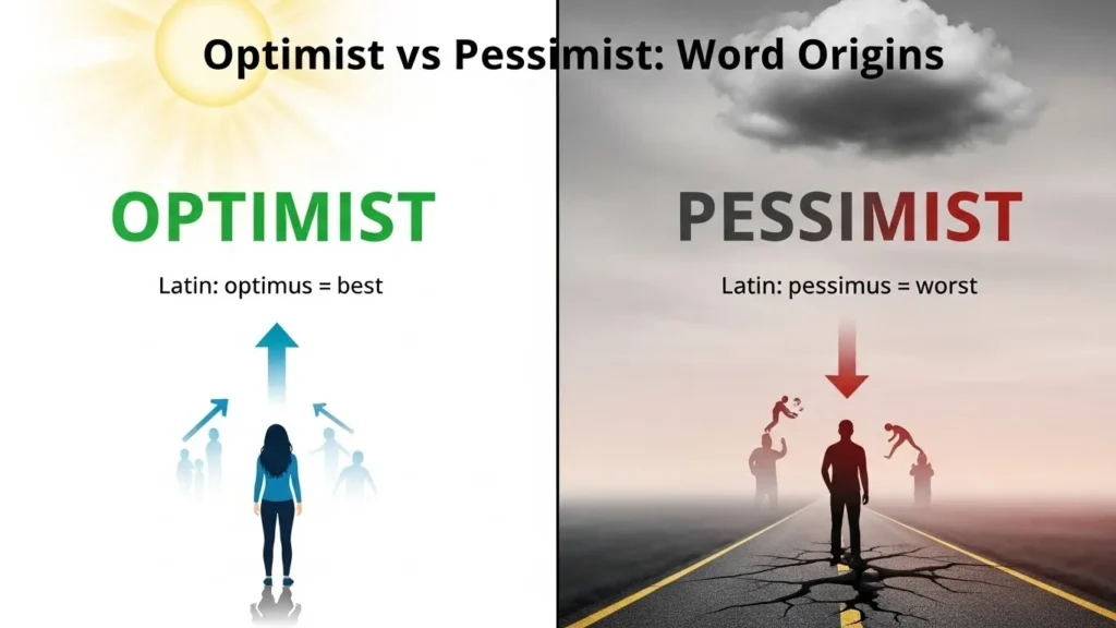 The Origin of Optimist and Pessimist