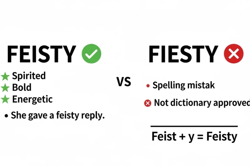 Fiesty or Feisty? The Correct Spelling, Meaning & Usage Guide