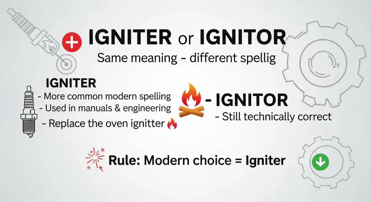 ignitor or igniter