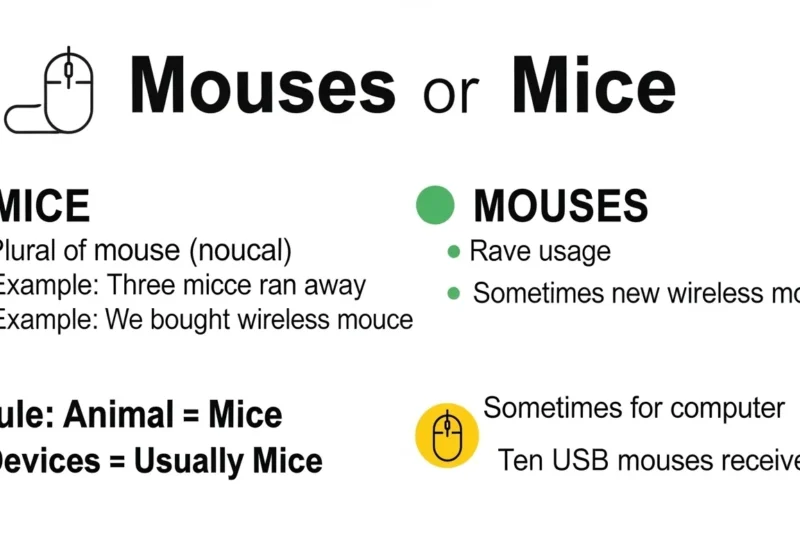 Mouses or Mice? The Correct Plural Explained Clearly in 2026