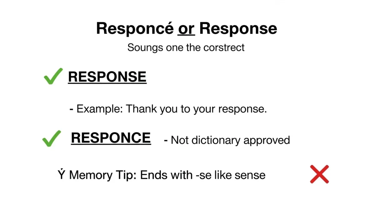 responce or response