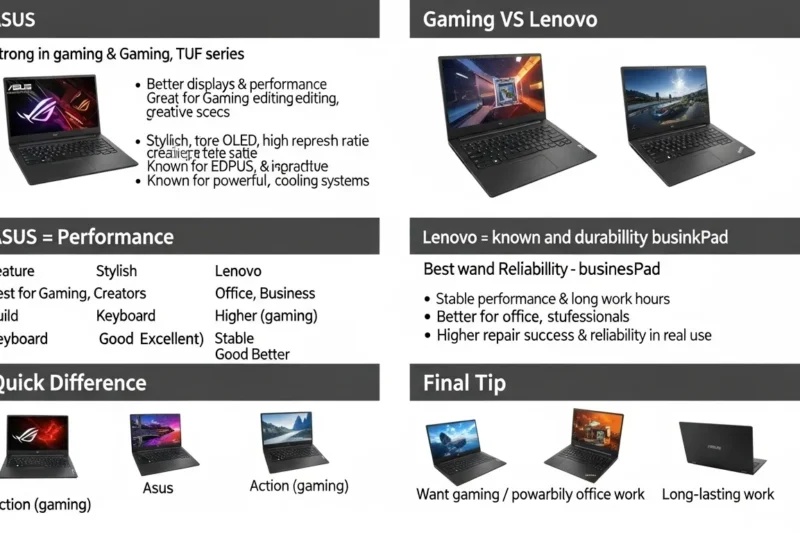 Asus or Lenovo : Which Laptop Brand Is Better? in 2026