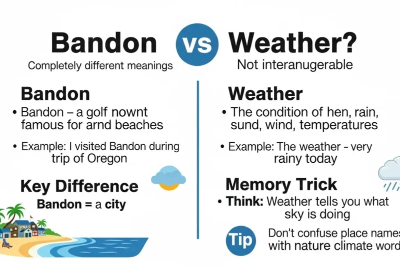 Bandon or Weather : What’s the Correct Word? in 2026