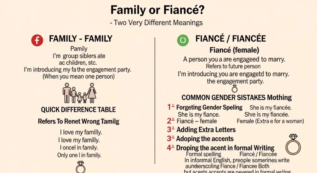Common Mistakes with Family or Fiance