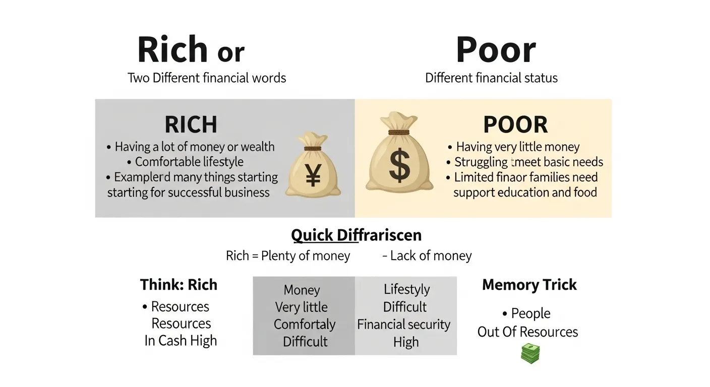Rich or Poor : What Do These Words Really Mean? in 2026