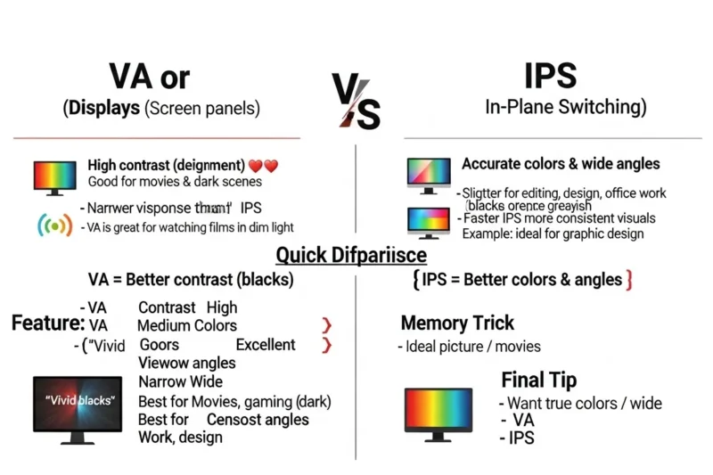 VA or IPS : Which Display Panel Is Better? in 2026
