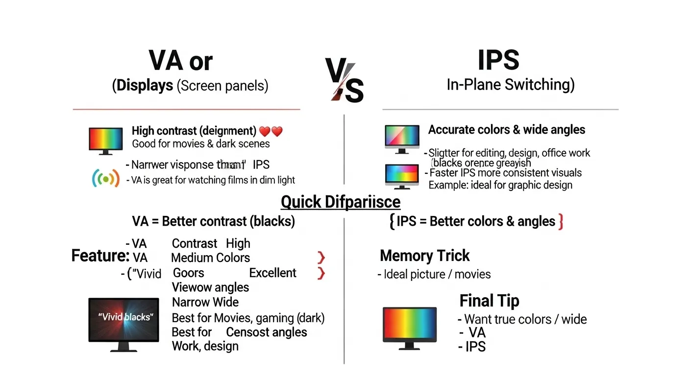 VA or IPS : Which Display Panel Is Better? in 2026